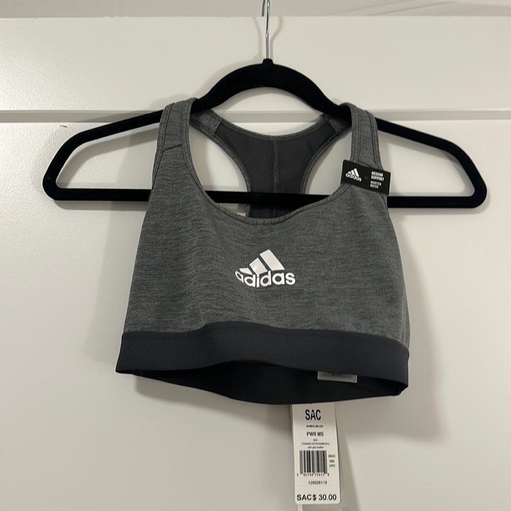 Adidas sports bra size small NEW